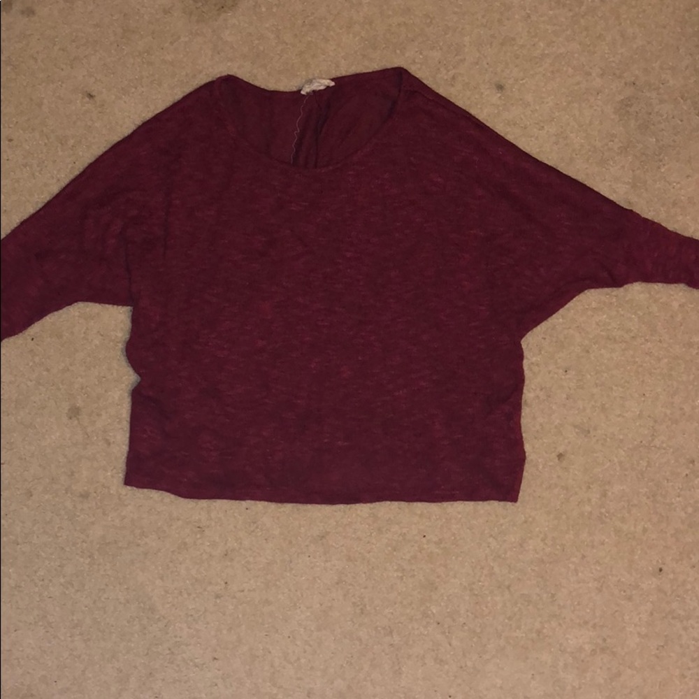 LA hearts cropped sweater